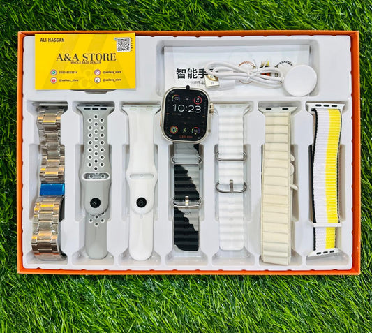 LAXASFIT Original Smart Watch 7 Straps Ultra watch 9