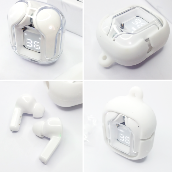 Air 31 TWS Transparent Earbuds with Silicone Case