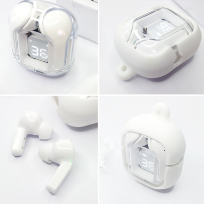 Air 31 TWS Transparent Earbuds with Silicone Case